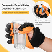 Intelligent Rehabilitation Robot Glove Trainer With AU Plug Adapter, Size: L(Host+Left Hand)