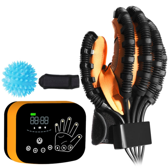 Intelligent Rehabilitation Robot Glove Trainer With US Plug Adapter, Size: S(Host+Right Hand)