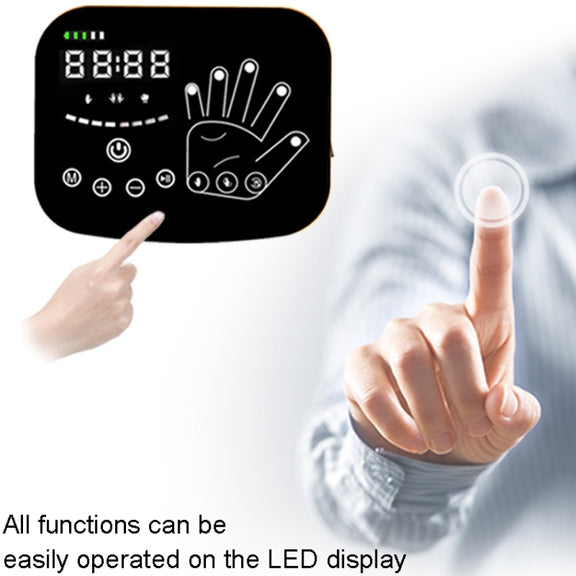 Intelligent Rehabilitation Robot Glove Trainer With US Plug Adapter, Size: S(Host+Right Hand)