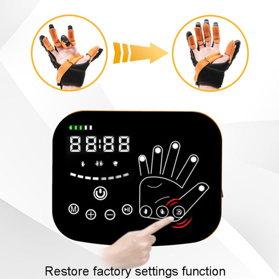 Intelligent Rehabilitation Robot Glove Trainer With US Plug Adapter, Size: S(Host+Right Hand)
