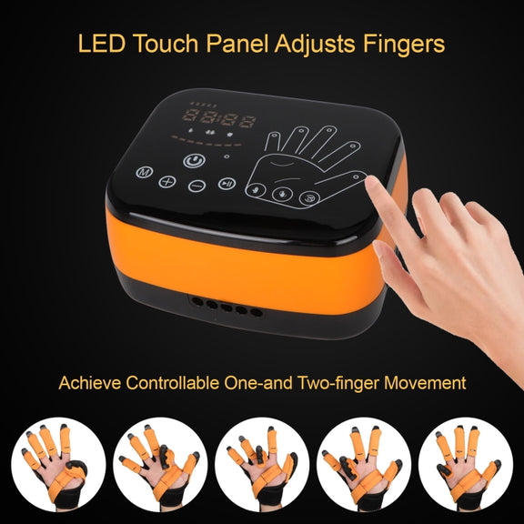 Intelligent Rehabilitation Robot Glove Trainer With US Plug Adapter, Size: S(Host+Right Hand)