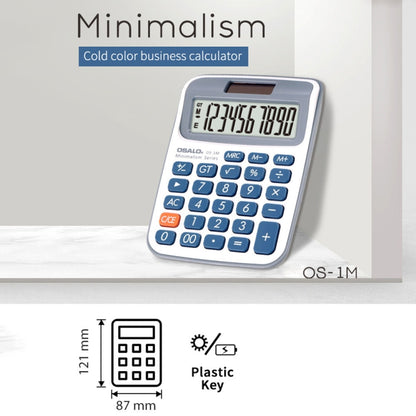 OSALO 10-digit LCD Screen Solar Dual Power Supply Desktop Calculator Mini Student Calculator - Calculator by OSALO | Online Shopping South Africa | PMC Jewellery | Buy Now Pay Later Mobicred