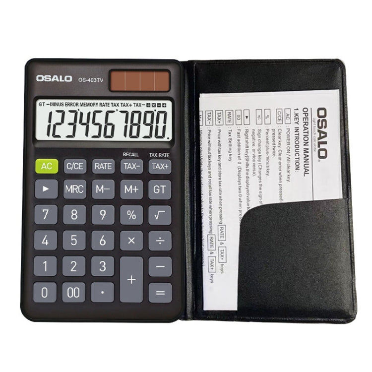 OSALO OS-403TV 10-digit LCD Screen Solar Dual Power Supply Mini Student Desktop Calculator - free shipping - PMC Jewellery - Order now!