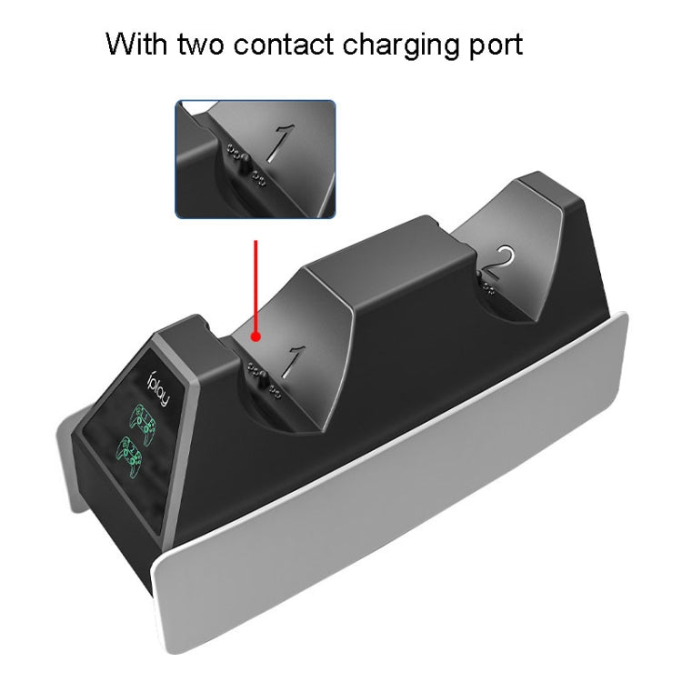 iplay HBP-260 For PS5 Handle Charging Seat Electric Game Handle Fast Charging Seat(Black) - Charger & Power by iplay | Online Shopping South Africa | PMC TechLife | Buy Now Pay Later Mobicred