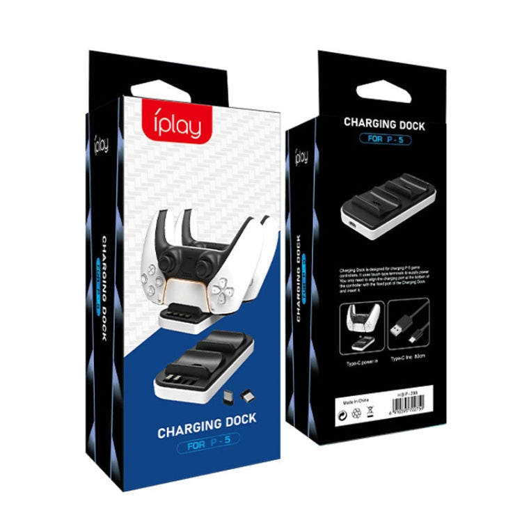 iplay HBP-298 For PS5 Game Handle Terminal Charging Seat Convenience Charger(Black)