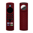 2pcs Remote Control Case For Amazon Fire TV Stick 2021 ALEXA 3rd Gen With Airtag Holder(Wine Red) - Remote Control Covers by PMC TechLife | Online Shopping South Africa | PMC TechLife
