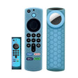 2pcs Remote Control Case For Amazon Fire TV Stick 2021 ALEXA 3rd Gen With Airtag Holder(Luminous Blue) - Remote Control Covers by PMC TechLife | Online Shopping South Africa | PMC TechLife