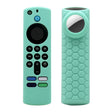 2pcs Remote Control Case For Amazon Fire TV Stick 2021 ALEXA 3rd Gen With Airtag Holder(Mint Green) - Remote Control Covers by PMC TechLife | Online Shopping South Africa | PMC TechLife
