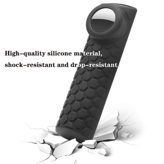 2pcs Remote Control Case For Amazon Fire TV Stick 2021 ALEXA 3rd Gen With Airtag Holder(Red)