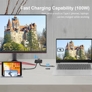 KC-C201 8K30 Type-C / USB-C Bidirectional Switch 10Gbps HD Splitter