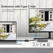 KC-C201 8K30 Type-C / USB-C Bidirectional Switch 10Gbps HD Splitter