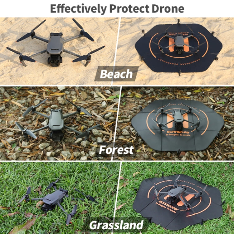 Sunnylife TJP11 80cm Hexagonal Double-sided Folding With Ground Spikes Drone Universal Apron - free shipping - PMC TechLife - Order now!