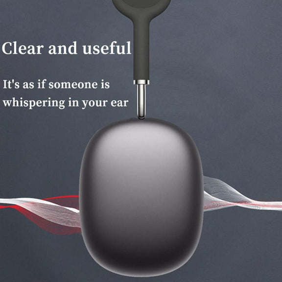 Wireless Bluetooth Headphones Noise Reduction Stereo Gaming Headset(Silver)