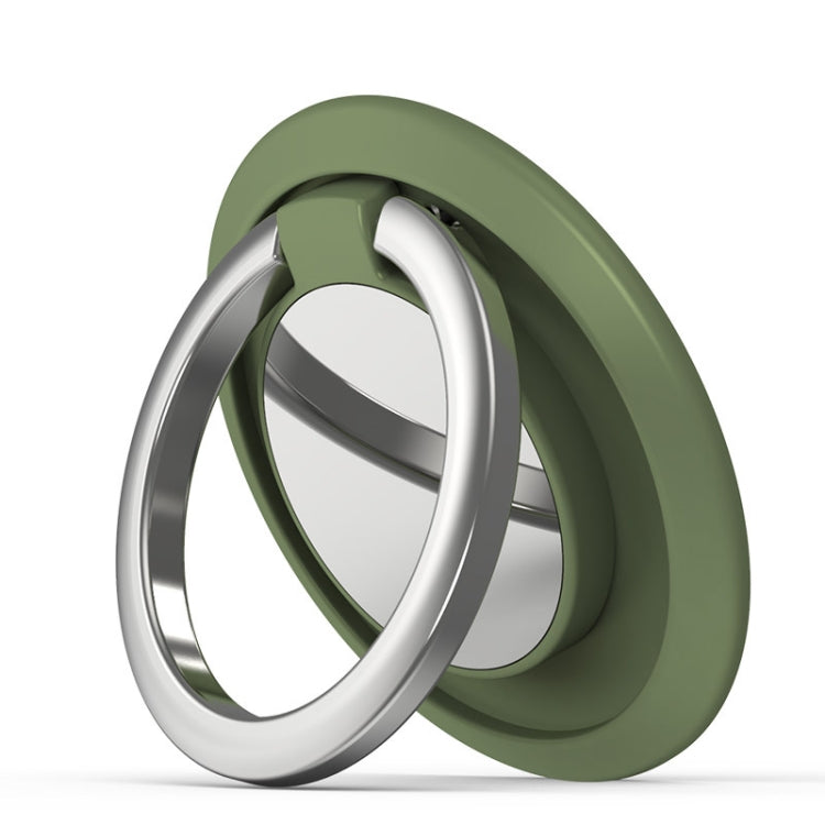 5pcs Car Magnetic Metal Ring Buckle Mobile Phone Holder(Avocado Green) - free shipping - PMC Jewellery - Order now!