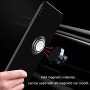 5pcs Car Magnetic Metal Ring Buckle Mobile Phone Holder(Dark Night Green)