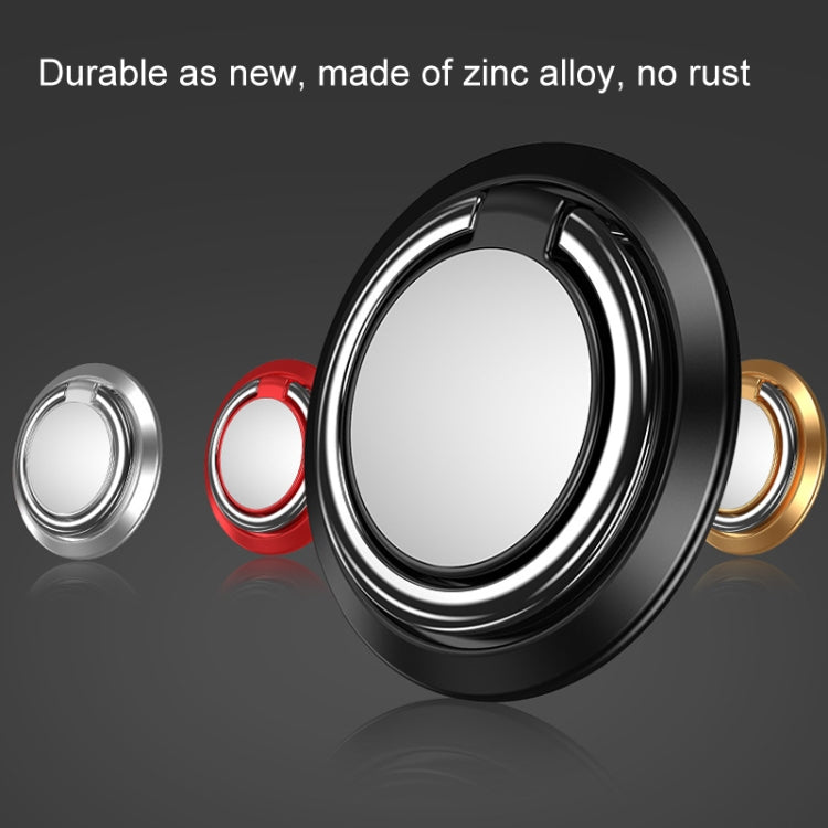 5pcs Car Magnetic Metal Ring Buckle Mobile Phone Holder(Lavender Gray)
