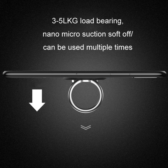 5pcs Car Magnetic Metal Ring Buckle Mobile Phone Holder(Clove Purple)