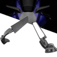 For YAMAHA YZF-R6/R7 Motorcycle Fixed Wing Reflector(Black) - Side Mirrors by PMC TechLife | Online Shopping South Africa | PMC TechLife | Buy Now Pay Later Mobicred