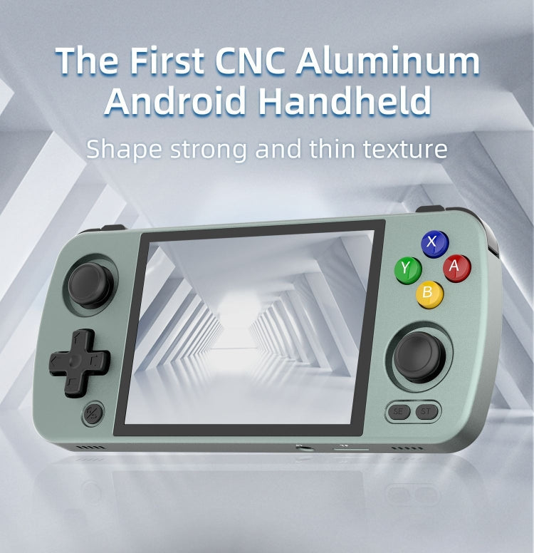 ANBERNIC RG405M Handheld Game Console 4 Inch IPS Touch Screen Aluminum Alloy Android 12 System 128G+128G 3100+Games(Gray) - free shipping - PMC TechLife - Order now!