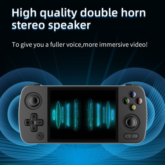 ANBERNIC RG405M Handheld Game Console 4 Inch IPS Touch Screen Aluminum Alloy Android 12 System 128G+128G 3100+Games(Gray)