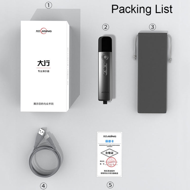 ASiNG LED LCD Screen High Power Bright Green Laser Pointer PPT Speech Instructions Page Presenter(A17) - free shipping - PMC TechLife - Order now!