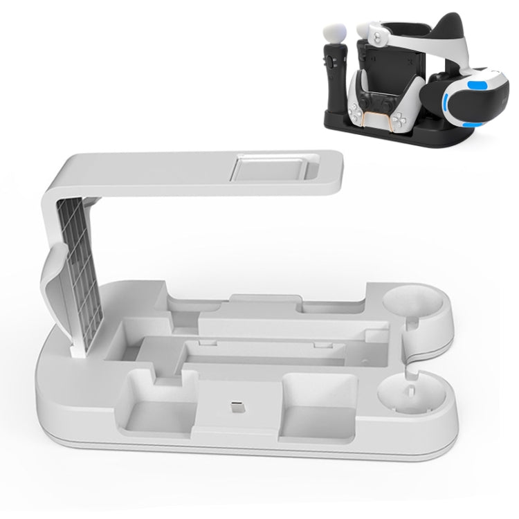 Iplay For PS5/Move/VR Multifunctional Storage Stand Charging Base(White) - free shipping - PMC Jewellery - Order now!