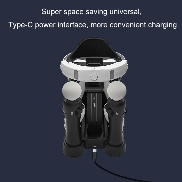 Iplay For PS5/Move/VR Multifunctional Storage Stand Charging Base(White) - free shipping - PMC Jewellery - Order now!
