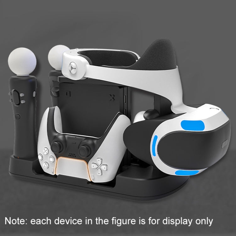 Iplay For PS5/Move/VR Multifunctional Storage Stand Charging Base(White) - free shipping - PMC Jewellery - Order now!