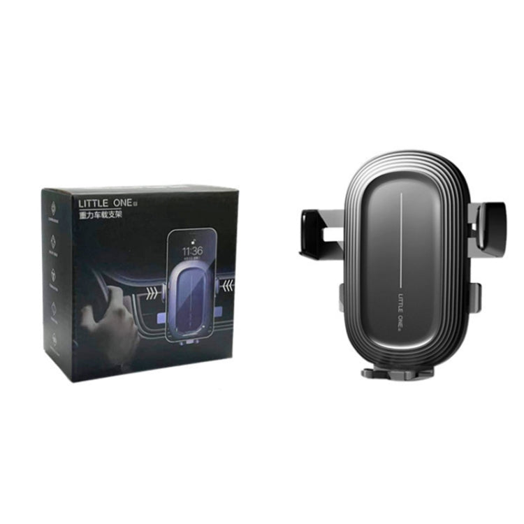 Little One Gravity Car Holder Air Vent Clip Mount Mobile Cell Stand Smartphone GPS Support - Car Holders by PMC TechLife | Online Shopping South Africa | PMC TechLife