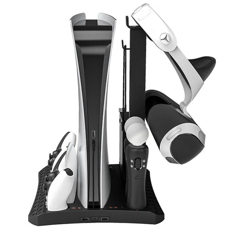 iplay HBP-270 For Sony PS5 Multifunctional Host Heat Dissipation Charging Base with Storage Rack(Black) - free shipping - PMC TechLife - Order now!