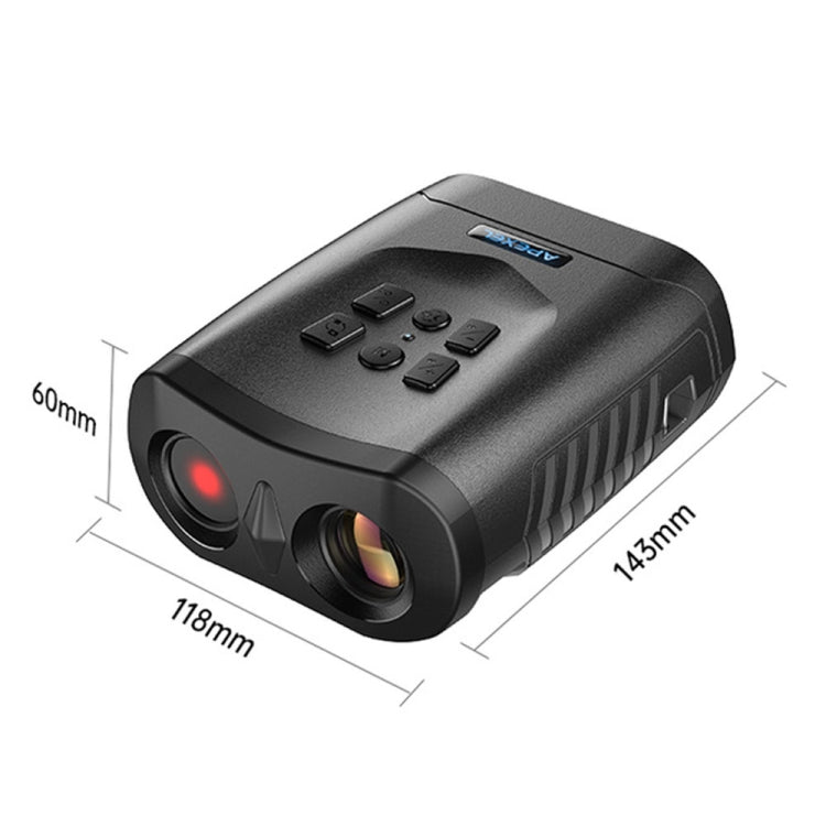 APEXEL 3-inch LCD HD Screen Photo Video Portable Binoculars Digital Infrared Night Vision Device(APL-NV009) - free shipping - PMC Jewellery - Order now!