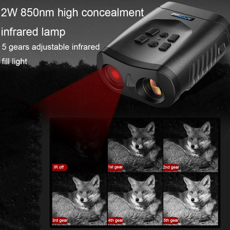 APEXEL 3-inch LCD HD Screen Photo Video Portable Binoculars Digital Infrared Night Vision Device(APL-NV009) - free shipping - PMC Jewellery - Order now!