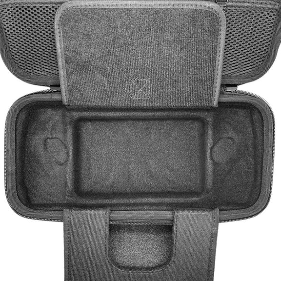 For ASUS ROG Ally Game Console Storage Bag EVA Oxford Bunetto Bracket Protection Bag(Gray)