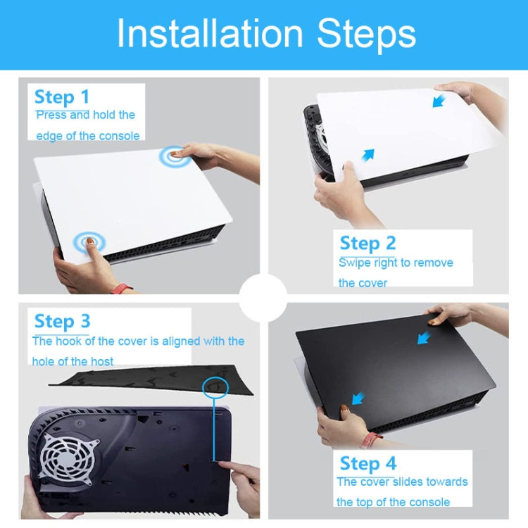 HBP-384 For Sony PS5 Digital Edition Console Protective Shell Game Console Accessories(Red) - Cases by PMC TechLife | Online Shopping South Africa | PMC TechLife