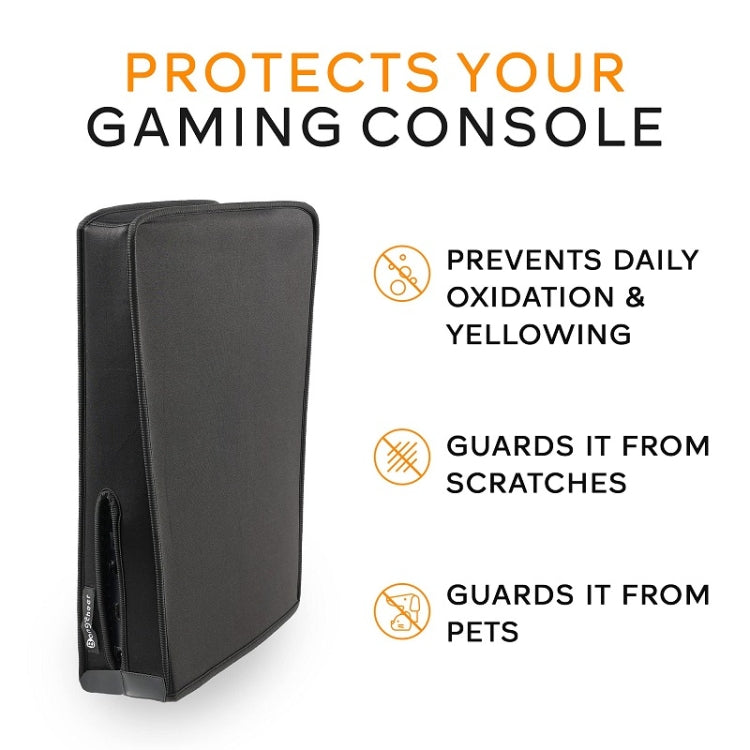 For PS5 Host Water-resistant Dustproof Protective Cover Compatible With Digital Optical Drive Version