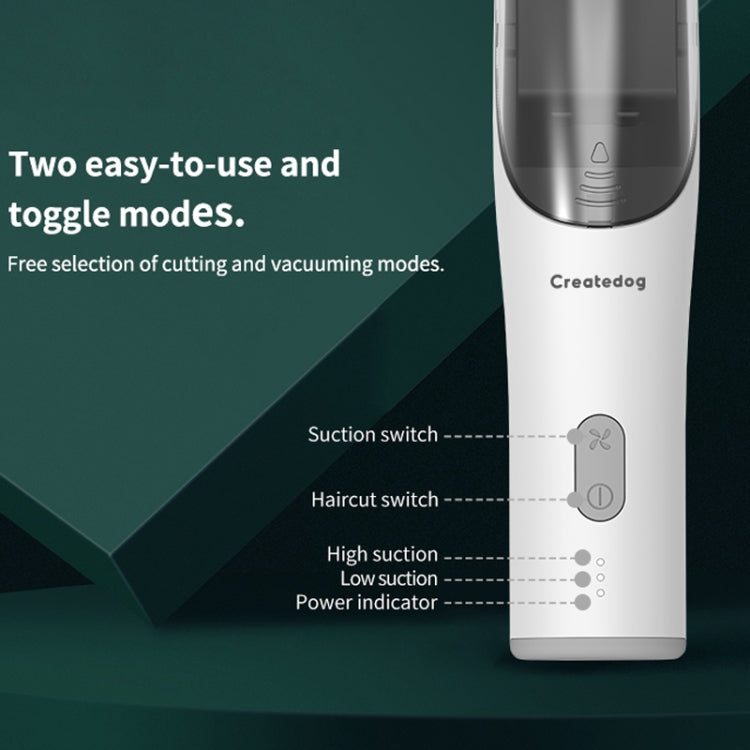 Electric Water-resistant Hairdresser Children Low Noise Rechargeable Push Clipper, Specification: Suction Upgrade Version White