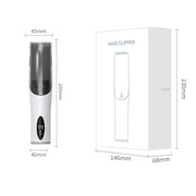 Electric Water-resistant Hairdresser Children Low Noise Rechargeable Push Clipper, Specification: Suction Upgrade Version White