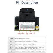Yahboom Single Column CCD Camera Module Linear Array Sensor, Model: TSL1401