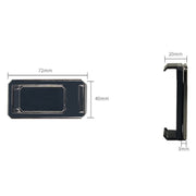 Back Clip Double Ring Magnetic Metal Folding Phone Bracket Desktop Lazy Ring Phone Holder(Rose Gold)