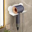 For Dyson Hair Dryer Wall-Mounted Holder Bathroom Shelf Storage Rack, Style: 3pcs Simple White - free shipping - PMC TechLife - Order now!