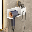 For Dyson Hair Dryer Wall-Mounted Holder Bathroom Shelf Storage Rack, Style: Upgrade White - free shipping - PMC TechLife - Order now!