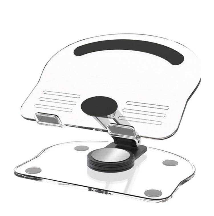 KF-Z11 Acrylic Tablet PC Mobile Phone Bracket Desktop Rotating Foldable Lazy Non-slip Phone Support Frame(Black) - Desktop Holder by PMC TechLife | Online Shopping South Africa | PMC TechLife