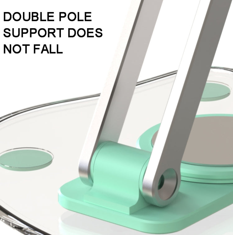 KF-Z11 Acrylic Tablet PC Mobile Phone Bracket Desktop Rotating Foldable Lazy Non-slip Phone Support Frame(Pink) - Desktop Holder by PMC TechLife | Online Shopping South Africa | PMC TechLife