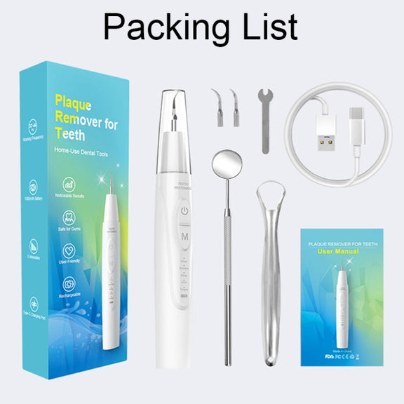 Ultrasonic Electric Scaler Home Dental Cleaner Portable Scaling Instrument(Black)