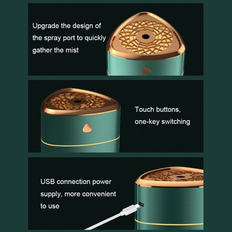 Silent USB Plug-In Silver Ion Purifying Humidifier Household Night Light Atomizer, Color: Green - free shipping - PMC TechLife - Order now!