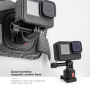 For GoPro/Insta360 GO 3 Action Camera Magnetic Gimbal Base Adapter Accessories(3pcs/set)