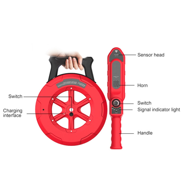 NOYAFA NF-5140 Wall Pipe Blockage Detector Pipe Blockage Detector For Iron/PVC/Cement/Steel Pipes - free shipping - PMC Jewellery - Order now!