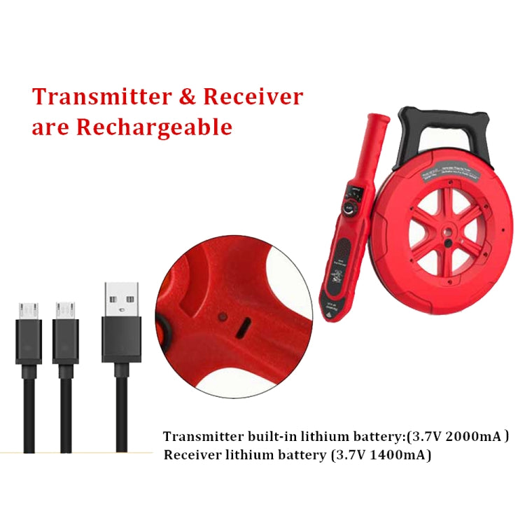 NOYAFA NF-5130 Wall Pipe Blockage Detector Pipe Blockage Detector For Iron/PVC/Cement/Steel Pipes - free shipping - PMC Jewellery - Order now!