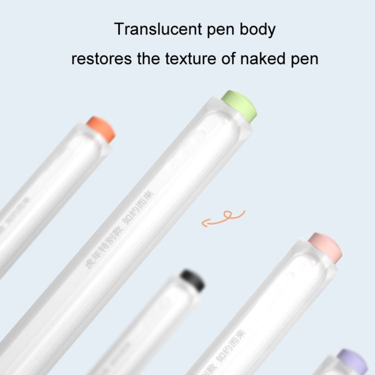 For Apple Pencil 2 Non-Slip Anti-Fall Translucent Segmented Pen Case(Sky Blue)