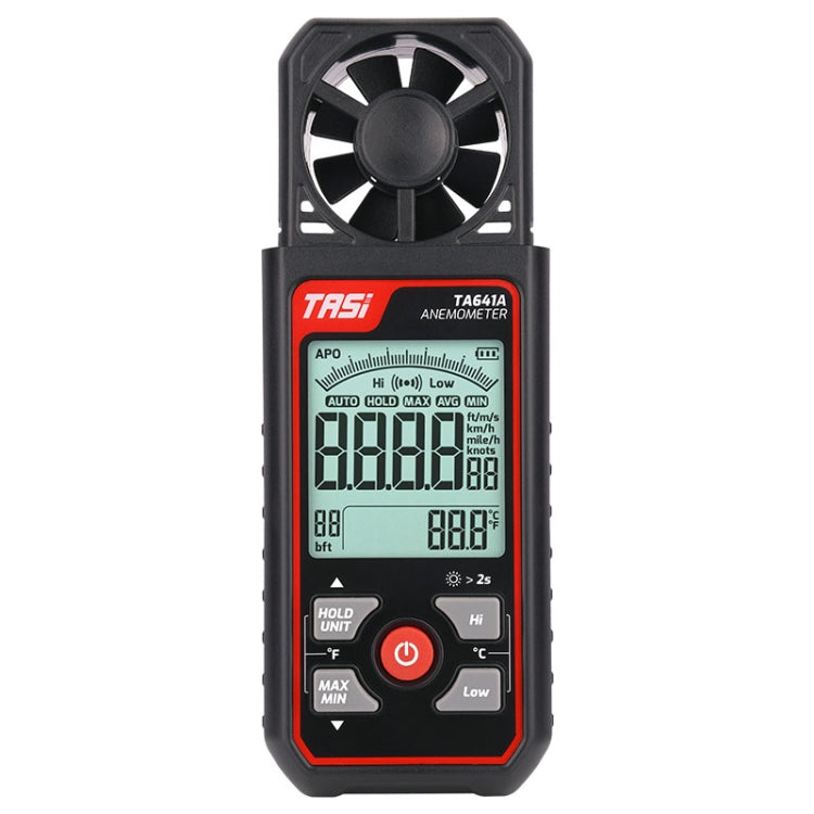 TASI TA641A High Precision Wind Speed Instrument Wind Volume Tester Handheld Wind Speed Meter - Tachometers & Anemometer by TASI | Online Shopping South Africa | PMC TechLife | Buy Now Pay Later Mobicred